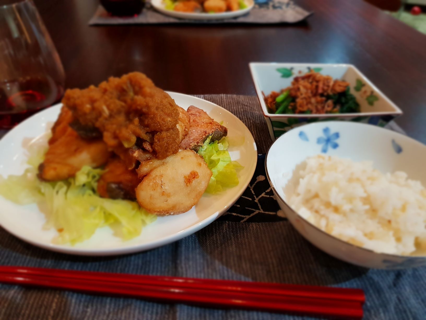 Journey to the East, Japanese home cooking recipes for fish, fried swordfish with grated daikon sauce