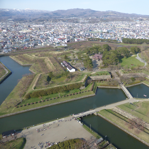 Hakodate, Goryokaku, star-shaped fortress, Hokkaido, Japan, Journey to the East