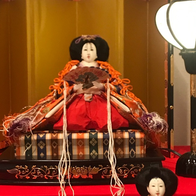 Empress Hina dolls displya at Hinamatsuri, Japanese girl's festival, tours to japan