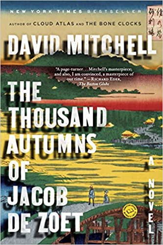 Journey to the East, book cover of The Thousand Autumns of Jacob de Zoet by David Mitchell, recommended books on Japan